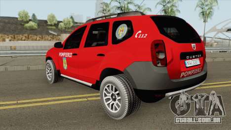 Dacia Duster Pompierii 2016 para GTA San Andreas