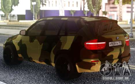 BMW X5M Dima Gordey (Camuflagem) para GTA San Andreas