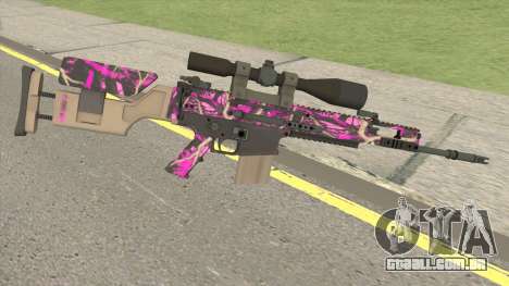 CS-GO SCAR-20 (Blaze Pink Skin) para GTA San Andreas