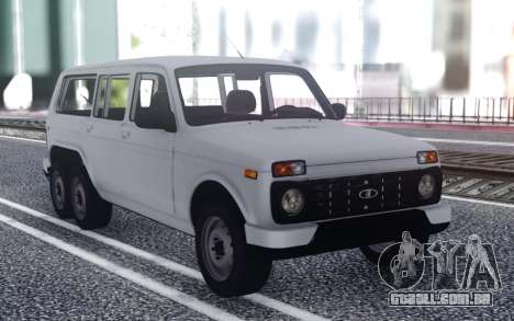 VAZ Niva 6x6 de Drenagem para GTA San Andreas