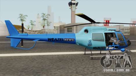 Weazel News Maverick (GTA V) para GTA San Andreas