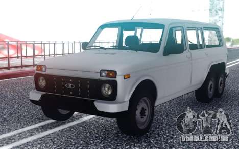 VAZ Niva 6x6 de Drenagem para GTA San Andreas