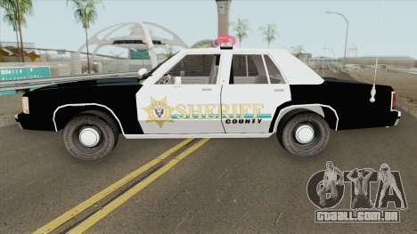 Sheriff Car RE:2 Remake para GTA San Andreas