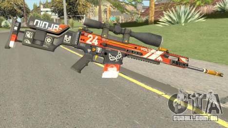 CS-GO SCAR-20 (Bloodsport Skin) para GTA San Andreas