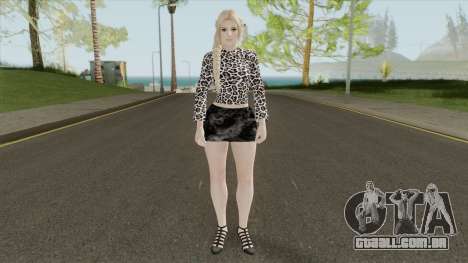 Helena Casual Black Skirt para GTA San Andreas
