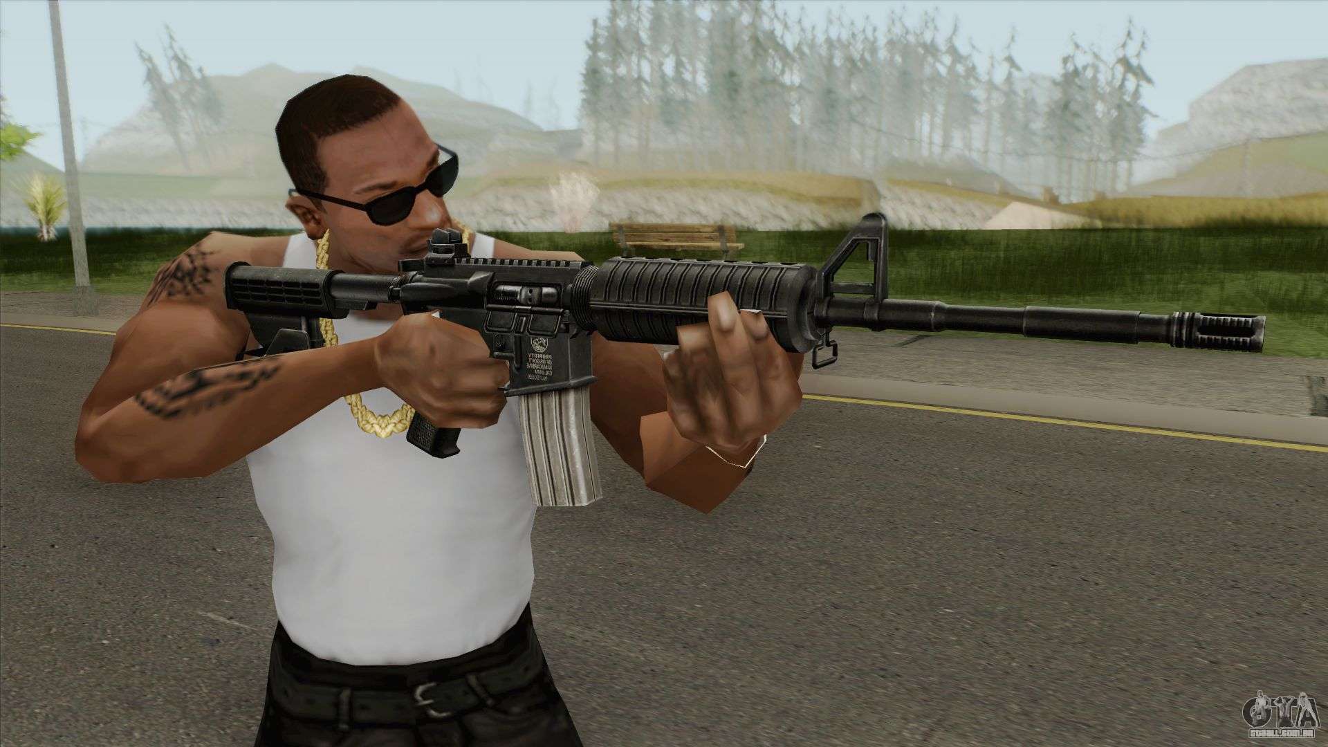 Gta skins. M16 GTA sa. M4a1 Aimpoint. М 16 В ГТА 4. M16 for GTA sa.