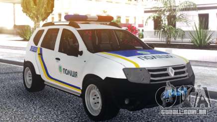 Renault Duster Polícia Da Ucrânia para GTA San Andreas