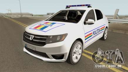 Dacia Logan 2 2016 Politia Romana para GTA San Andreas