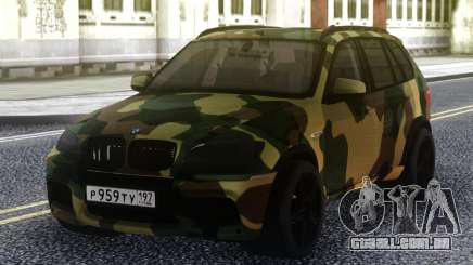 BMW X5M Dima Gordey (Camuflagem) para GTA San Andreas