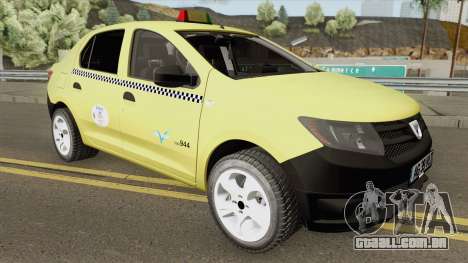 Dacia Logan 2 - Taxi Valentin 2016 para GTA San Andreas