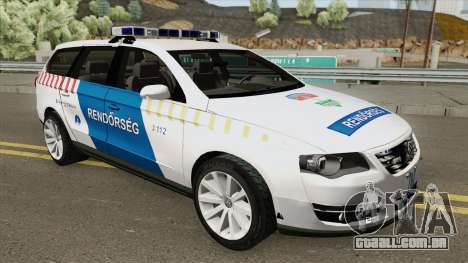 Volkswagen Passat Variant Magyar Rendorseg para GTA San Andreas
