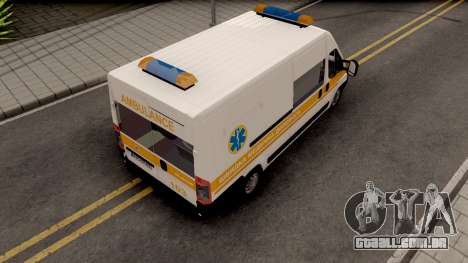 Fiat Ducato Ukraine Ambulance para GTA San Andreas