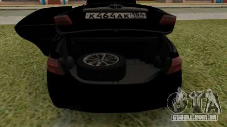 Toyota Camry 2007 Stock para GTA San Andreas