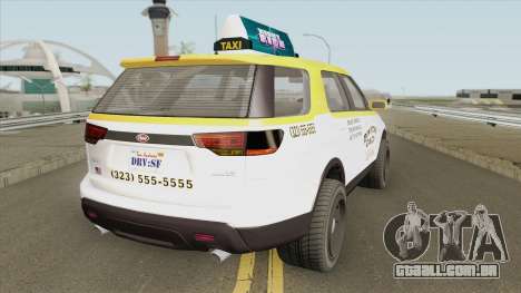 Vapid Scout Taxi V3 GTA V para GTA San Andreas