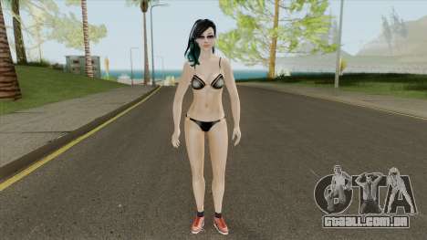 Samantha Black Bikini para GTA San Andreas
