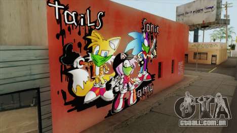 Sonic Wall Graffiti para GTA San Andreas