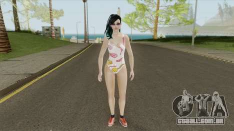 Samantha Cute Swimsuit para GTA San Andreas