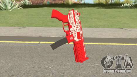 Submachine Gun MK2 (Red Woodlums) para GTA San Andreas
