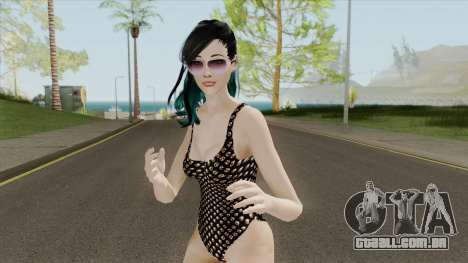 Samantha Black Swimsuit para GTA San Andreas