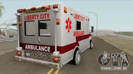 Ambulance GTA III para GTA San Andreas