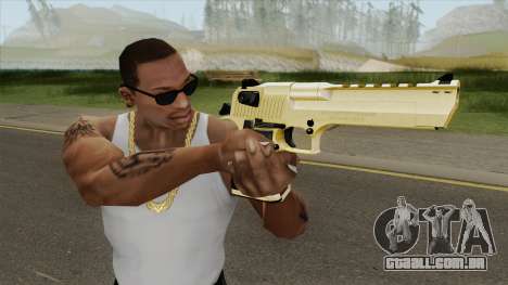 Desert Eagle Gold (HQ) para GTA San Andreas