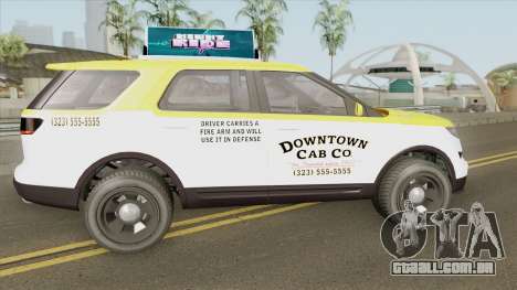 Vapid Scout Taxi V3 GTA V para GTA San Andreas