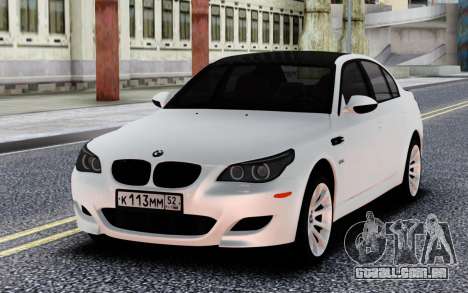 BMW M5 E60 BELA para GTA San Andreas