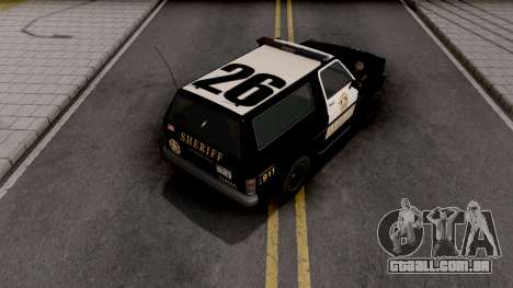 GTA IV Declasse Sheriff Rancher SA Style para GTA San Andreas