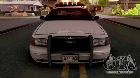 Ford Crown Victoria Border Patrol SA Style para GTA San Andreas