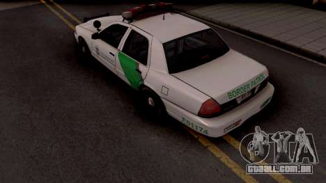 Ford Crown Victoria Border Patrol SA Style para GTA San Andreas