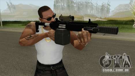 Carbine Rifle V1 Silenced, Tactical, Flashlight para GTA San Andreas