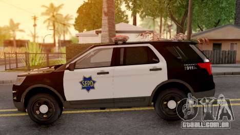 Ford Explorer 2016 SFPD para GTA San Andreas