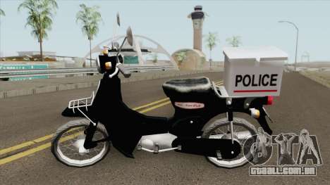 Honda Super Cub Police Version B para GTA San Andreas