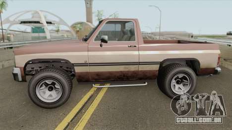 Declasse Rancher GTA IV (SA Style) para GTA San Andreas