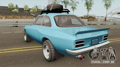 Lampadati Michelli GT GTA V para GTA San Andreas