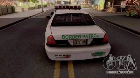 Ford Crown Victoria Border Patrol SA Style para GTA San Andreas