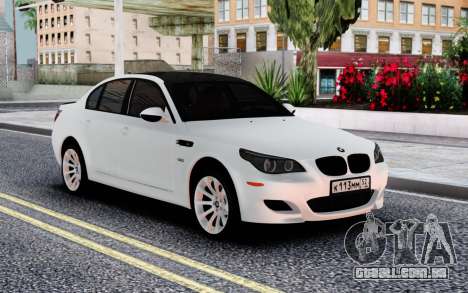 BMW M5 E60 BELA para GTA San Andreas