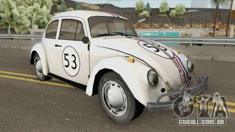 Volkswagen Beetle 1968 Herbie para GTA San Andreas
