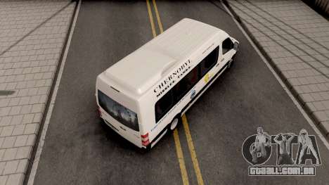 Mercedes-Benz Sprinter 313 CDi Chernobyl Tour para GTA San Andreas