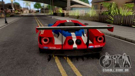 Ford Racing GT Le Mans Racecar para GTA San Andreas