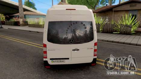 Mercedes-Benz Sprinter 313 CDi Chernobyl Tour para GTA San Andreas