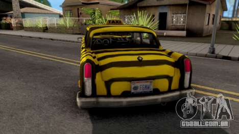 Zebra Cab GTA VC Xbox para GTA San Andreas