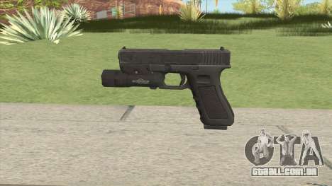 Glock 17 Black With Flashlight para GTA San Andreas