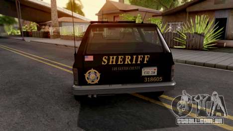 GTA IV Declasse Sheriff Rancher SA Style para GTA San Andreas