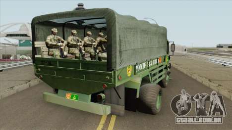 Isuzu Truck (Army) para GTA San Andreas