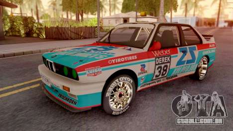 BMW M3 E30 DTM para GTA San Andreas