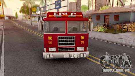 Firetruck GTA III Xbox para GTA San Andreas