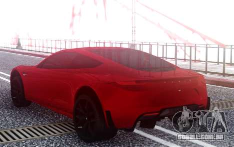 Tesla Roadster 2020 para GTA San Andreas
