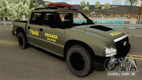 Chevrolet S10 (Brigada Militar) para GTA San Andreas