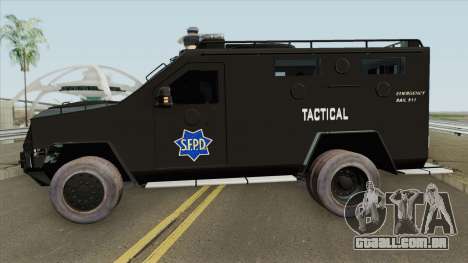 Lenco BearCat (SFPD Tactical Unit) para GTA San Andreas
